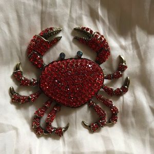 Heidi Daus crab pin